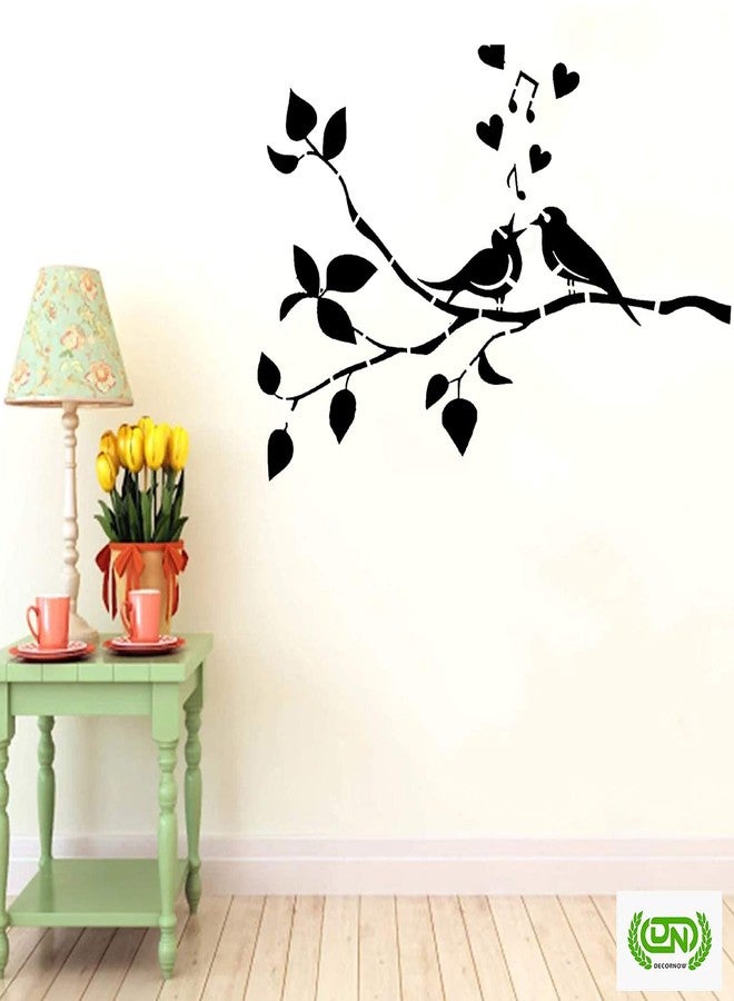 DECORNOW Narrow Tendril Reusable DIY Wall Stencil Painting, Suitable for Home Decoration, Wall Decoration Size : (16 inch x 24 inch) - Image 1